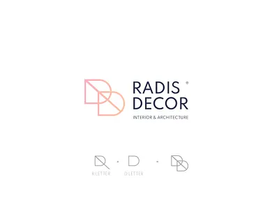 Architecture Logo architecture brand branding d letter logo r letter