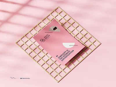 radis decor brand identity minimalist poster
