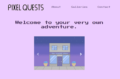 Pixel Quests 8bit retro web design web designer webdesign website design