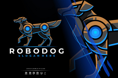 Mecha Robotic Dog Logo Design 3d animal animal art animal illustration animation branding cyber design dog futuristic graphic design illustration logo mecha motion graphics robotic typography ui ux vector