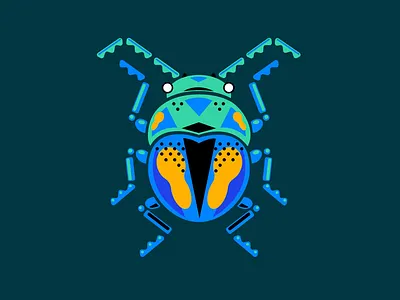 Leaf beetle beetle bug illustrator insect leaf shapes