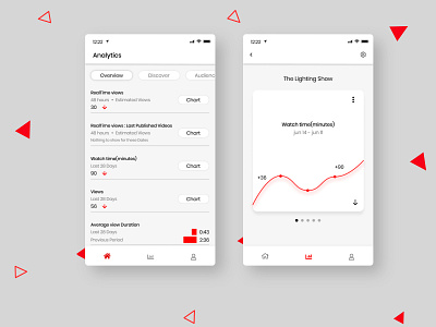 Analytics Concept app branding illustration minimal ui vector