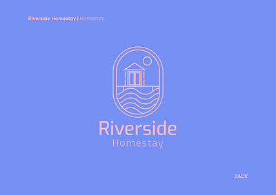 Riveside Homestay creativelogo homestay logocreative logodesign logodesigner logodesignersclub logomark logos