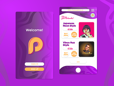 Pektorin.id UI/Web Design branding personal uidesign uiux vectorart web design website