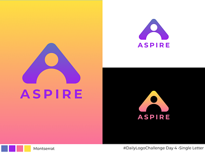 Single Letter Take 2 - Daily Logo Challenge a branding branding design dailylogo dailylogochallenge design figma gradient letter logo single letter