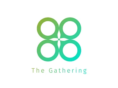 The Gathering brand identity branding branding design christian logo christianity church church branding church logo church marketing circle cross green icon illustration logo logo design marketing young adult