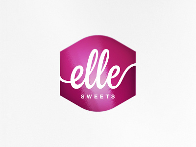 Elle Sweets brand branding elle graphic design logo logotype product logo sweets