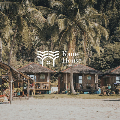 Kame House branding design icon logo