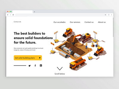 Web UI exploration construction design ui ux web website