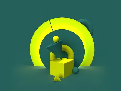 3D abstract shape 3d 3d abstract 3d art adobe dimension blender design illustration minimal minimal 3d vector