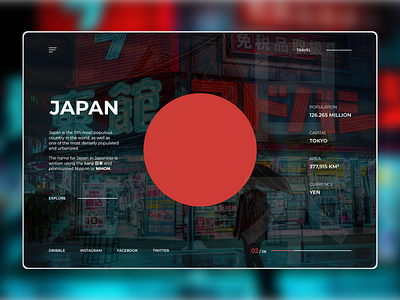 Japan Travel 2020 2020 design adobe adobe xd black white brand branding country creativity design inspiration japan landing page tokyo travel ui ui design web app design web design webpage design