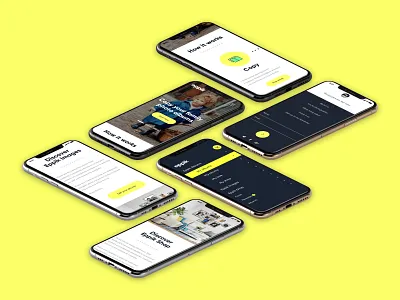 Eppik Mobile album article design digital footer graphic icons inspiration menu mobile design photo start up ui yellow