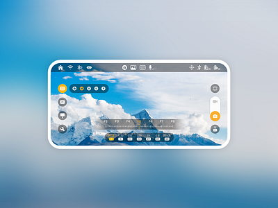 Camera Interface app design icon ui ux