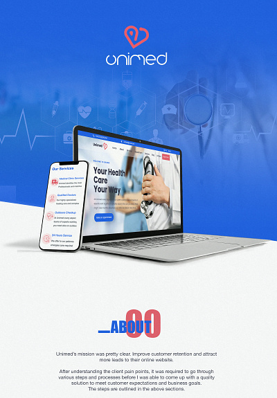 Unimed Medical Clinic Mobile App adobe illustrator adobe photoshop adobe xd app branding clean design logo medical modern productdesign ui ux web webapp design