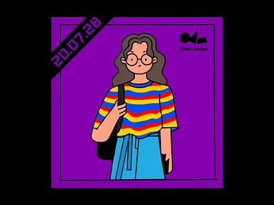 Daily Wear cute daily girl illustration kawaii wear