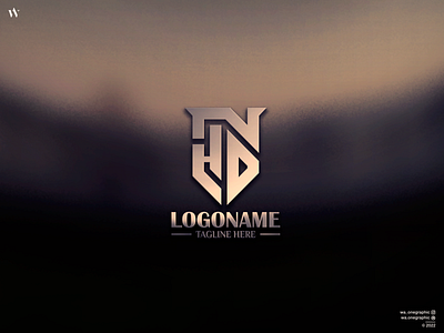 nhd logo app branding design icon illustration logo typography ui ux vector