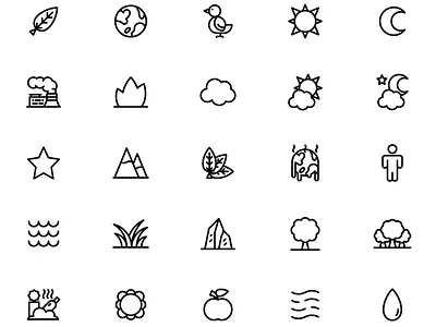 Lineo Environment Icon Set android design environment icon outline png svg ui ux vector website windows