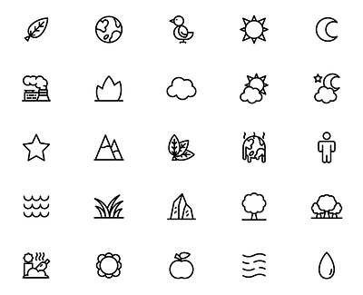 Lineo Environment Icon Set android design environment icon outline png svg ui ux vector website windows