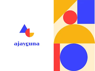 Personal logo design branding circle design geometric logo shape square triangle