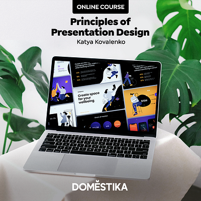 Principles of Presentation Design - Online Domestika Course deck domestika keynote online course pitch deck powerpoint presentation presentation design