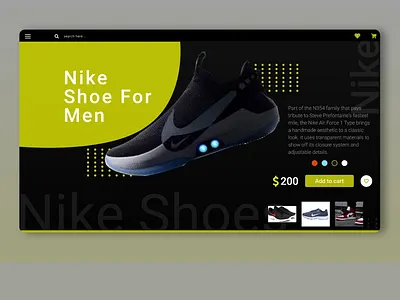 Shoes Website Landing Page adobexd app design designs dribbble illustraion nike shoes shoes app shoes store shopping ui ui design uidesign uiux ux webdesign website website design