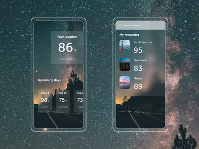 Weather App Exploration forecast forecast app ios ios design weather weather app