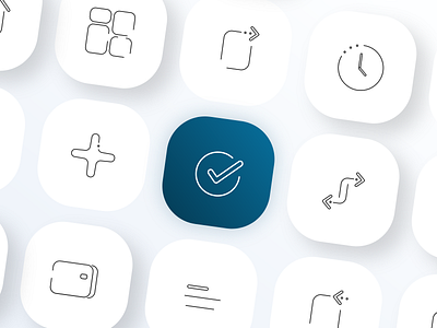 Banking Iconset bank banking app branding iconography ui