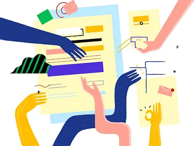 Notifications adobe banner design illustration mail notification push notification sms