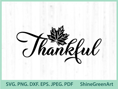 Thankful Oak Leaf designer portfolio graphic design hello fall illustration illustration art shirt design shirtdesign svg typography vector illustration