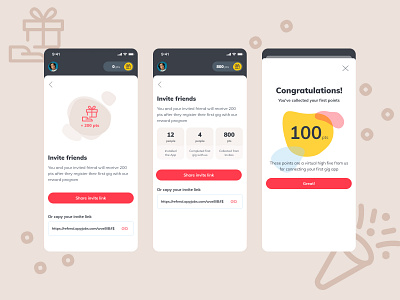 Appjobs reward app app design ui ux