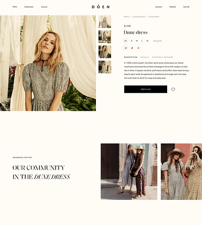 Product page e commerce e store ecommerce fashion store ui ux