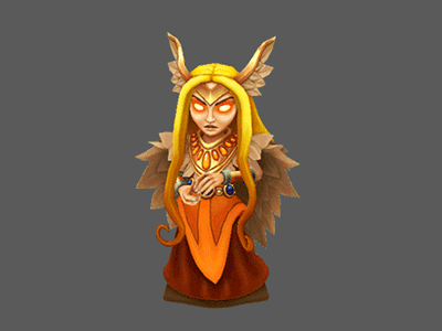 Freya's whispers 3d 3d animation animation character cute freya legend of solgard low poly maya