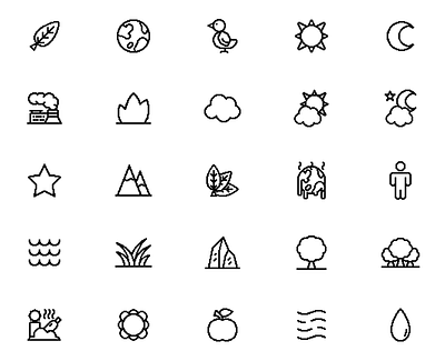 Pixelo Environment Icon Set android design environment icon pixel png svg ui ux vector website windows