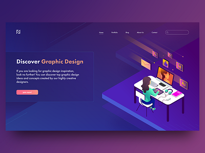 Discover Graphic Design app blog design designer desktop desktop app desktop design flat flatdesign illustrator isometric isometric art isometric design isometric illustration technical technology ui uidesign webdesign website