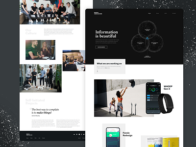 New Bureau Oberhaeuser Website data visualization homepage information design landingpage portfolio screendesign ui uidesign user experience ux uxdesign webdesign website