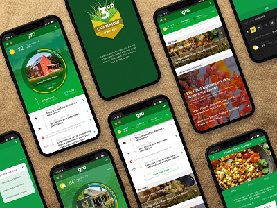 Scott's Miracle-Gro app ios product design ui ux