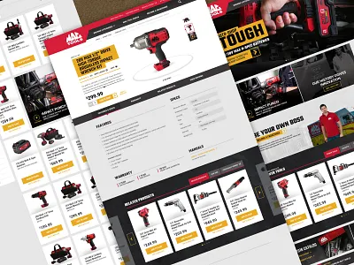MacTools ecommerce rugged shop tools ui ux