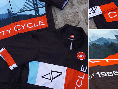 CityCycle Cycling Kit active athletic bicycling branding cycling illustration kit sportswear
