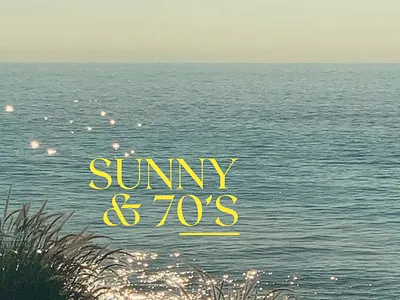 Sunny & 70’s Logo branding graphic design logo social media trends typography