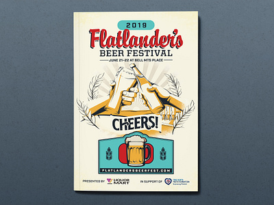 Flatlander's Beer Fest Campaign Creative branding design digital illustration digital marketing illustration layout print design social media typography webdesign