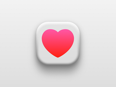 Apple Health apple apple health health heart icon iconography