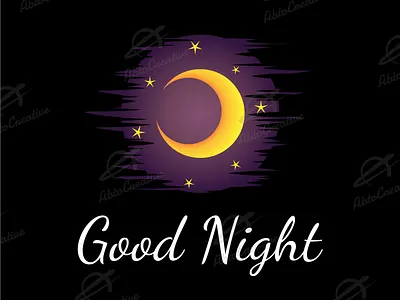 Night Sky Multipurpose Graphic Image calm design environment good night graphic greeting card illustration social media template
