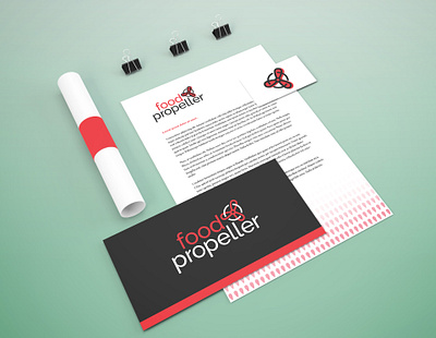 Food Propeller Branding branding branding concept branding design design identity design illustration illustrator logo logodesign minimal typography