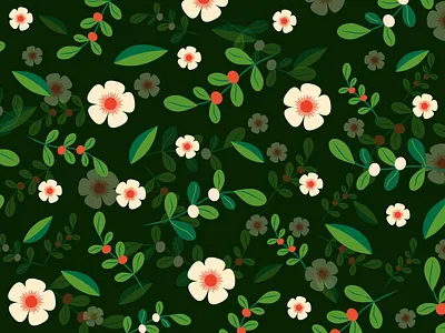 Floral Pattern Vector illustration template adobe illustrator background botanical flora floral flowers free freebie garden graphic design illustration india nature pattern vector