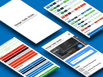 Design Code Drink - Cheers design system mobile design ui uidesign ux uxdesign