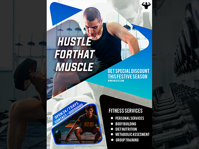 Fitness Poster brand design branding design designbyayesha designer facebook design fitness graphicdesign graphics gym instagram design muzli photoshop poster poster art poster design social media design social network socialmedia twitter