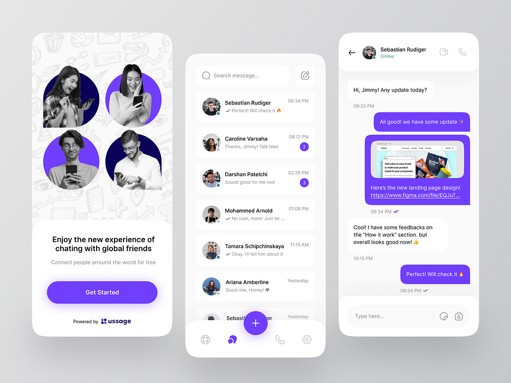 Chat designs, themes, templates and downloadable graphic elements on ...