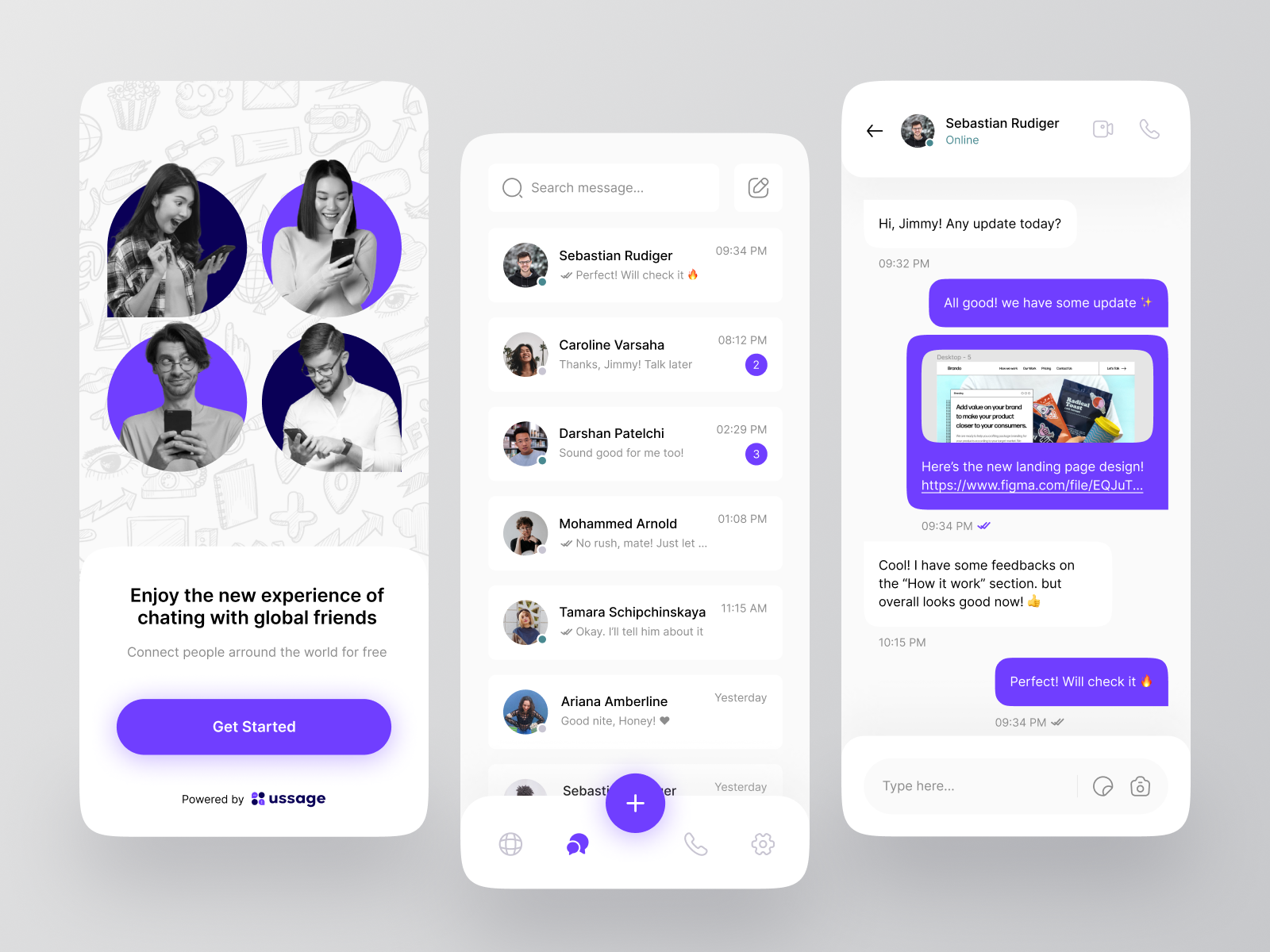 Ussage Mobile App Design by Happy Tri Milliarta for Odama on Dribbble