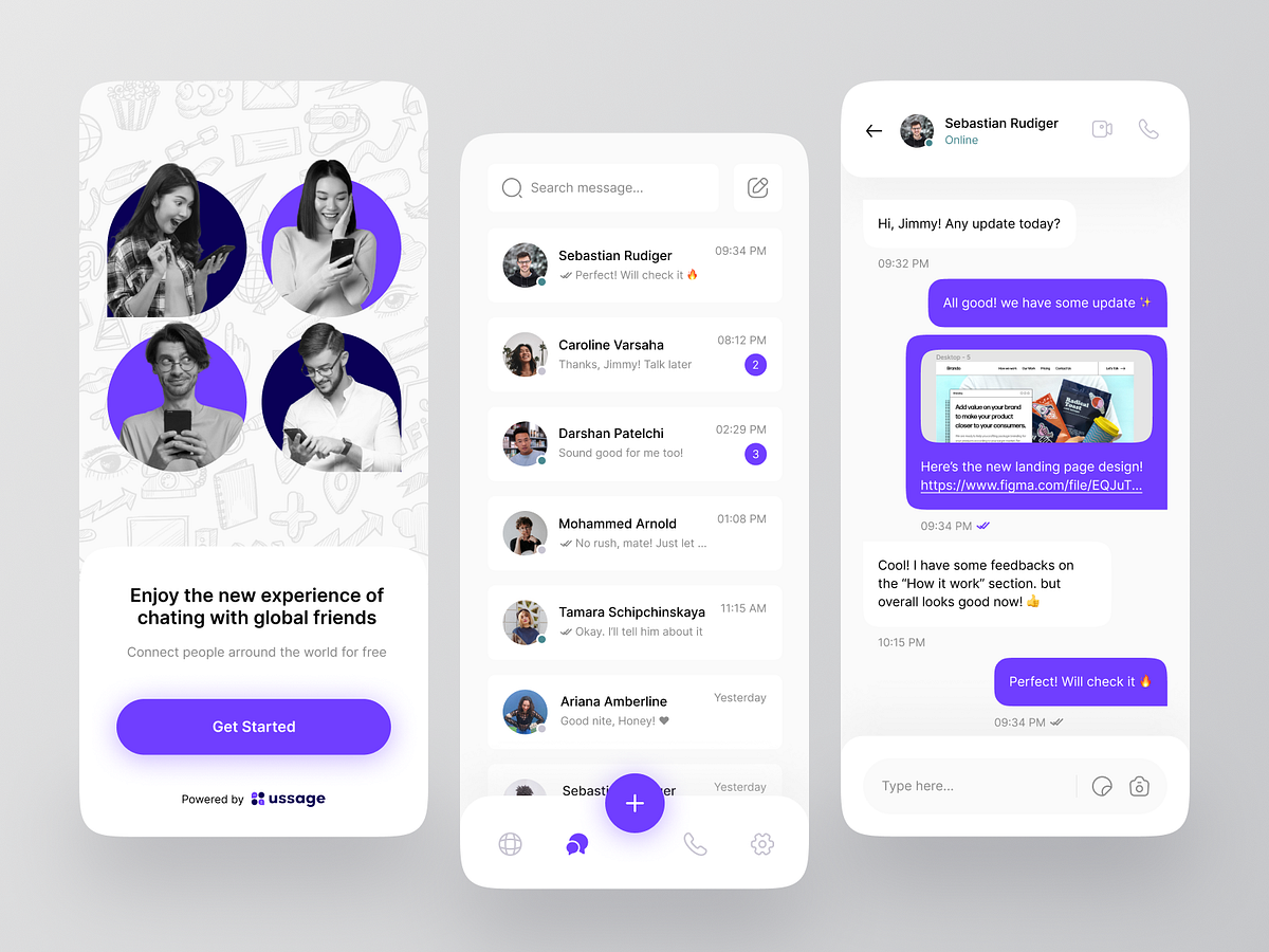 Ussage Mobile App Design by Happy Tri Milliarta for Odama on Dribbble