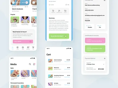 VanityPro app app design mobile app